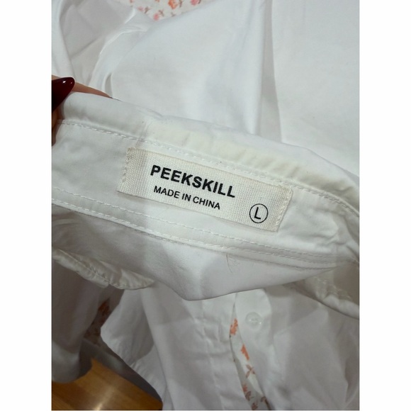 Poplin Shirt w/ Tie - Picture 3 of 3